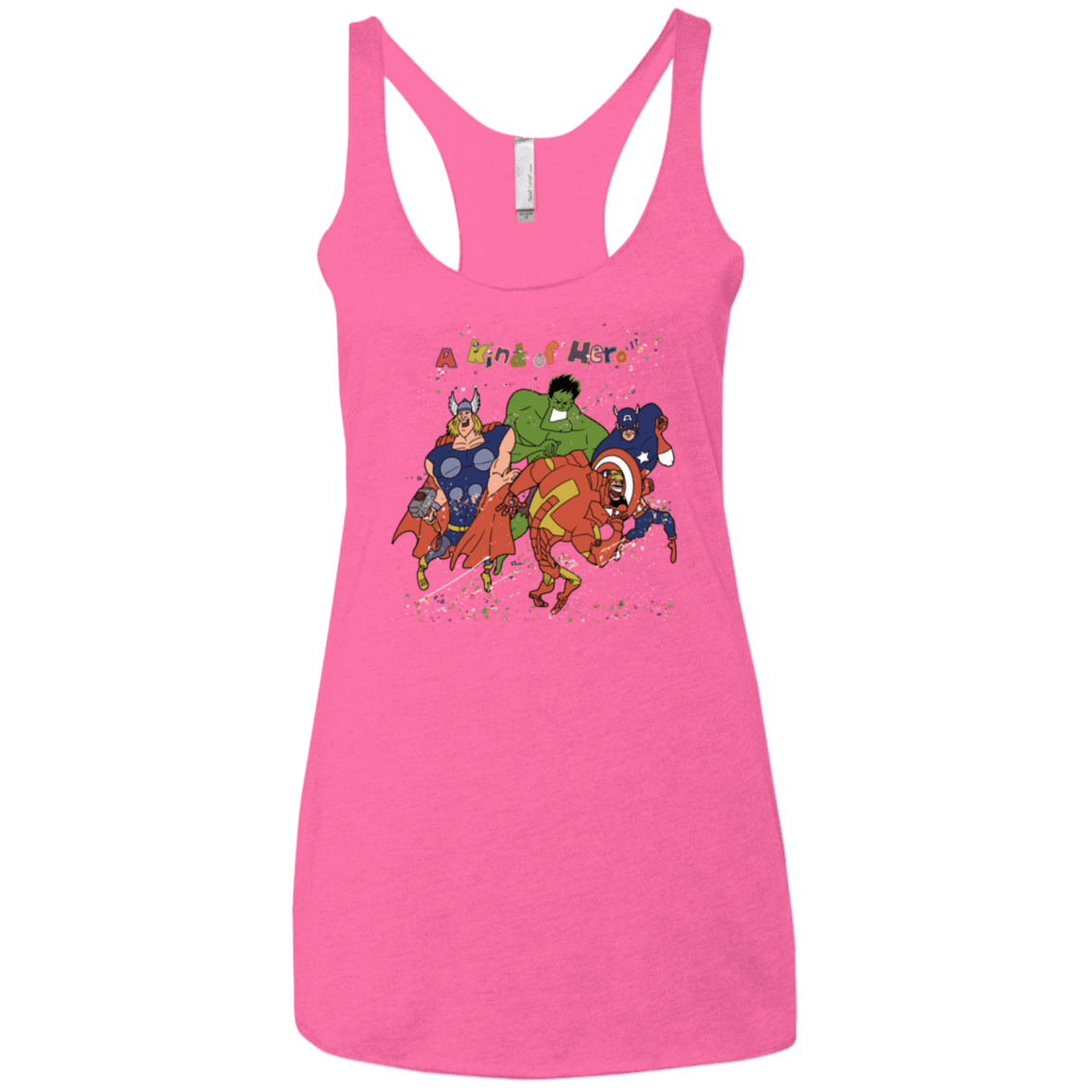 T-Shirts Vintage Pink / X-Small A kind of heroes Women's Triblend Racerback Tank