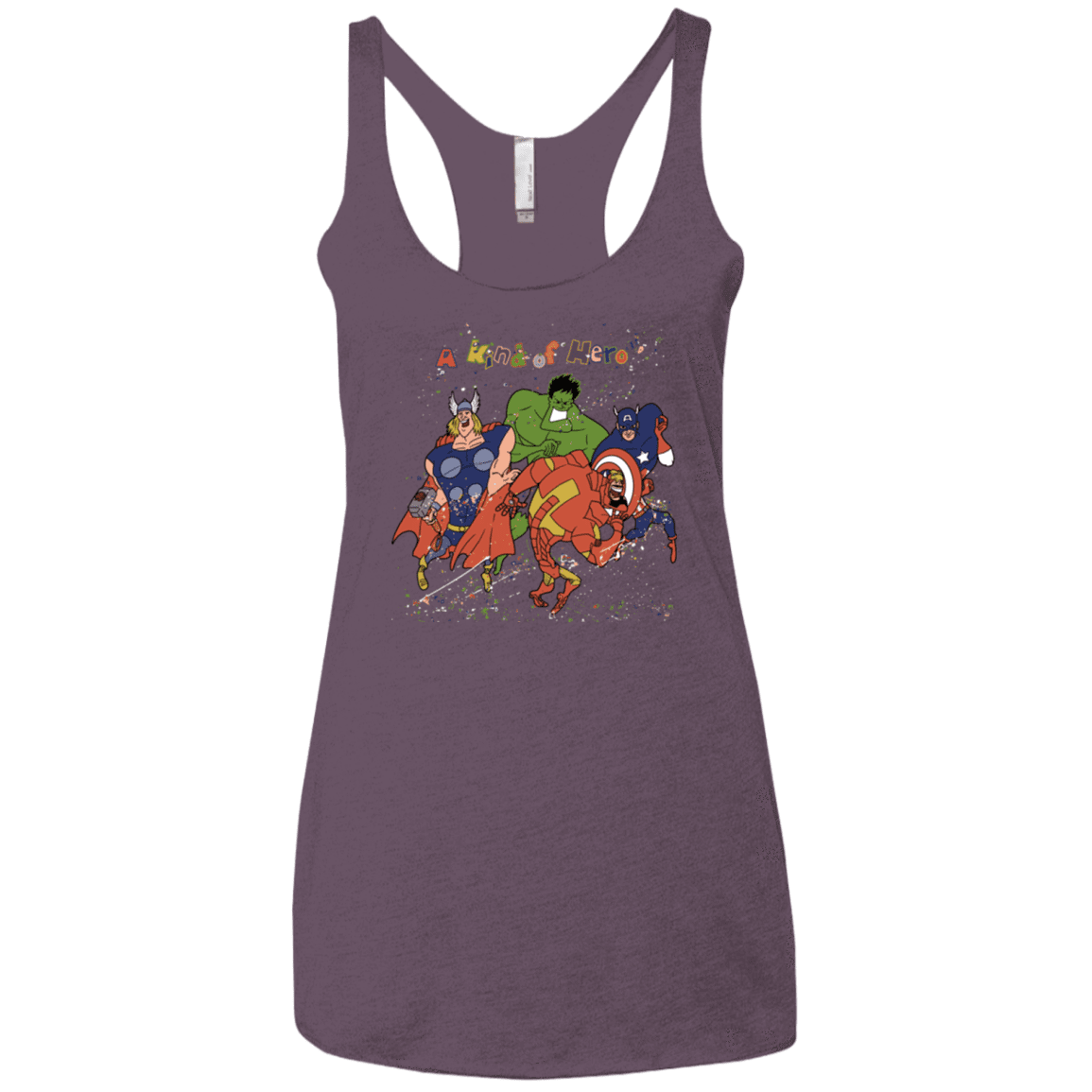T-Shirts Vintage Purple / X-Small A kind of heroes Women's Triblend Racerback Tank