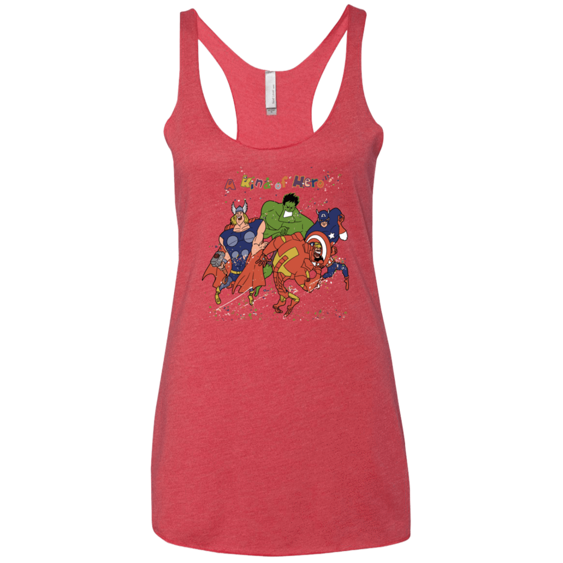 T-Shirts Vintage Red / X-Small A kind of heroes Women's Triblend Racerback Tank