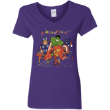 T-Shirts Purple / S A kind of heroes Women's V-Neck T-Shirt