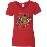 T-Shirts Red / S A kind of heroes Women's V-Neck T-Shirt