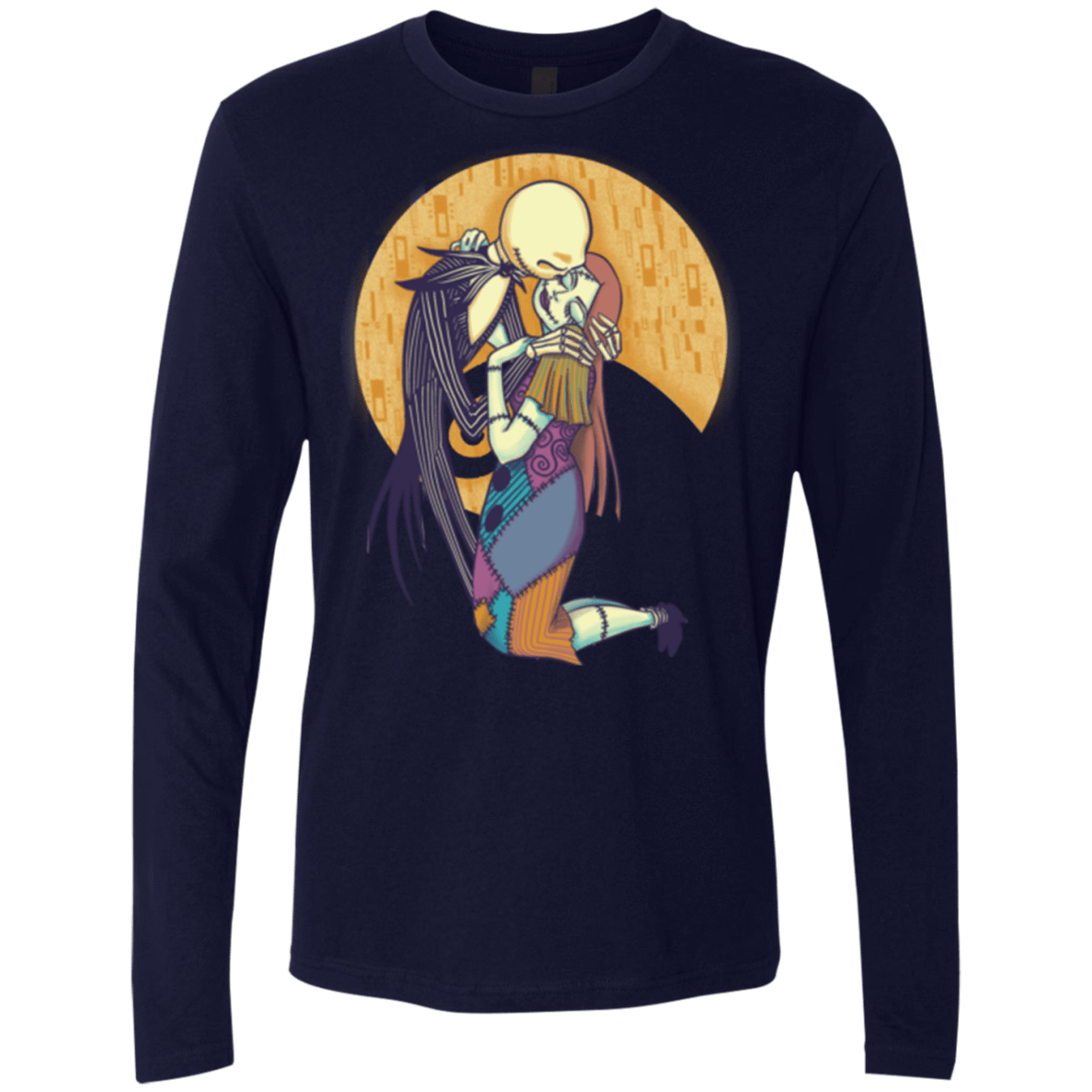 T-Shirts Midnight Navy / Small A Kiss Before Christmas Men's Premium Long Sleeve