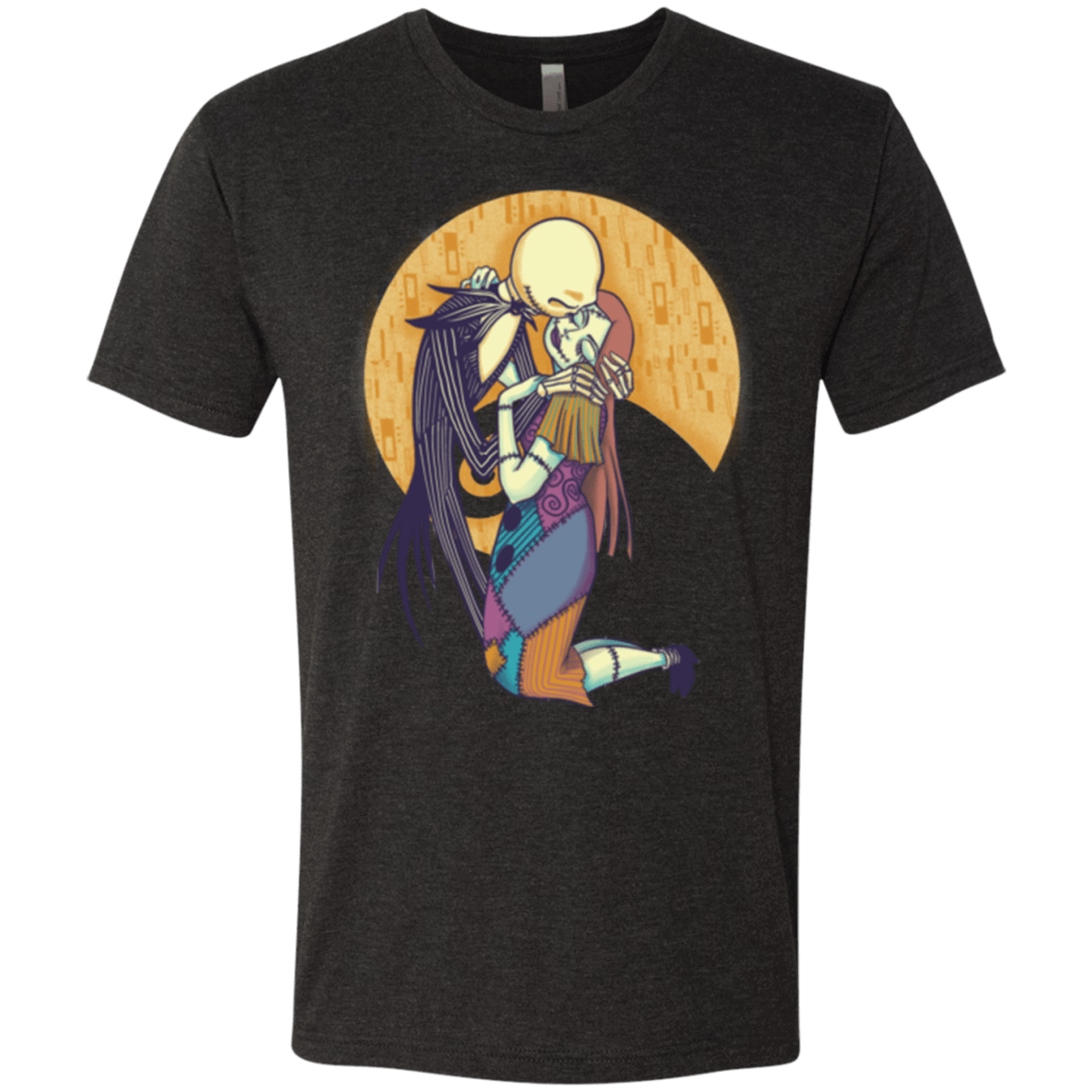 T-Shirts Vintage Black / Small A Kiss Before Christmas Men's Triblend T-Shirt
