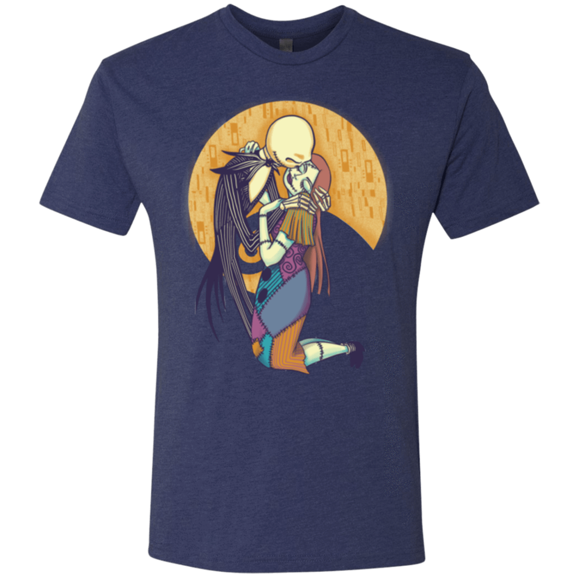 T-Shirts Vintage Navy / Small A Kiss Before Christmas Men's Triblend T-Shirt