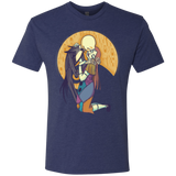 T-Shirts Vintage Navy / Small A Kiss Before Christmas Men's Triblend T-Shirt