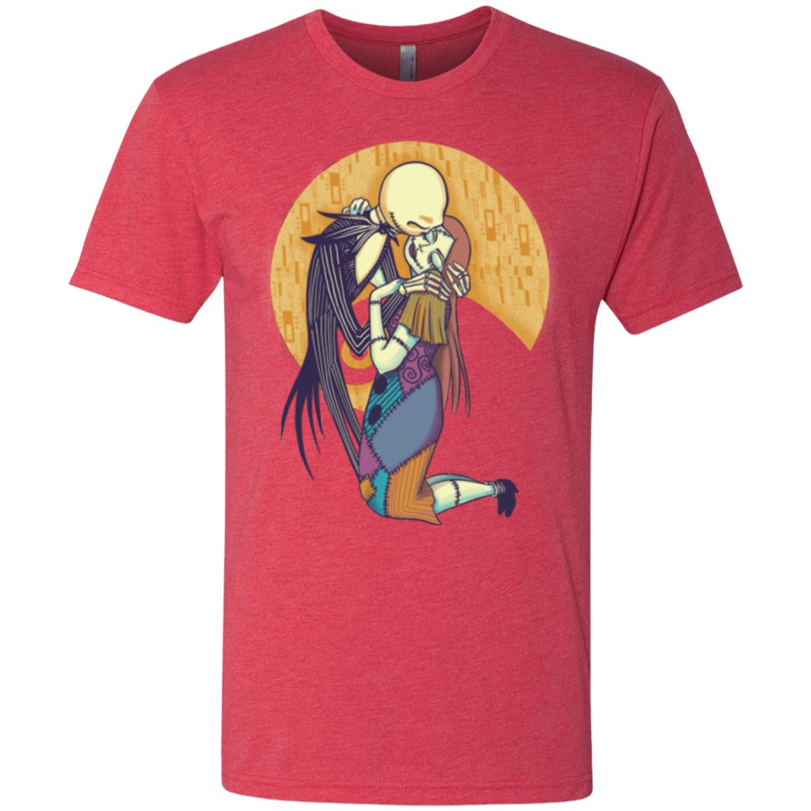 T-Shirts Vintage Red / Small A Kiss Before Christmas Men's Triblend T-Shirt