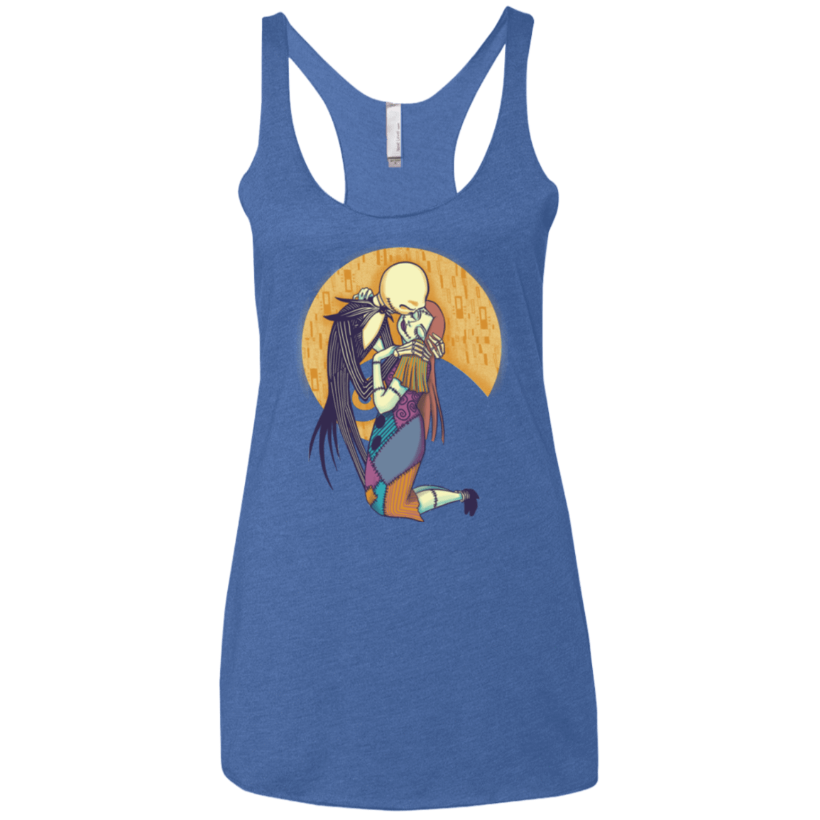 T-Shirts Vintage Royal / X-Small A Kiss Before Christmas Women's Triblend Racerback Tank