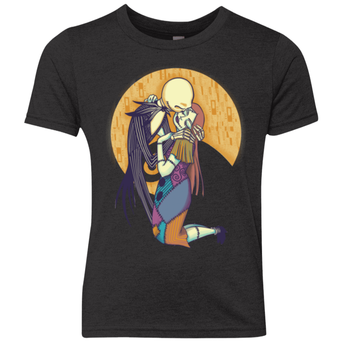 T-Shirts Vintage Black / YXS A Kiss Before Christmas Youth Triblend T-Shirt