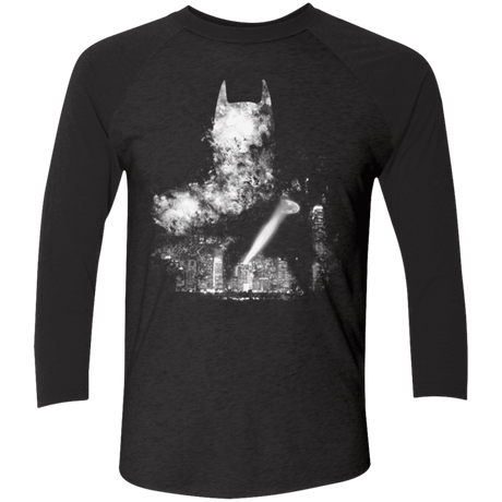 T-Shirts Vintage Black/Vintage Black / X-Small A Light In The Night Men's Triblend 3/4 Sleeve