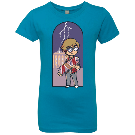 T-Shirts Turquoise / YXS A Link to The Future Girls Premium T-Shirt