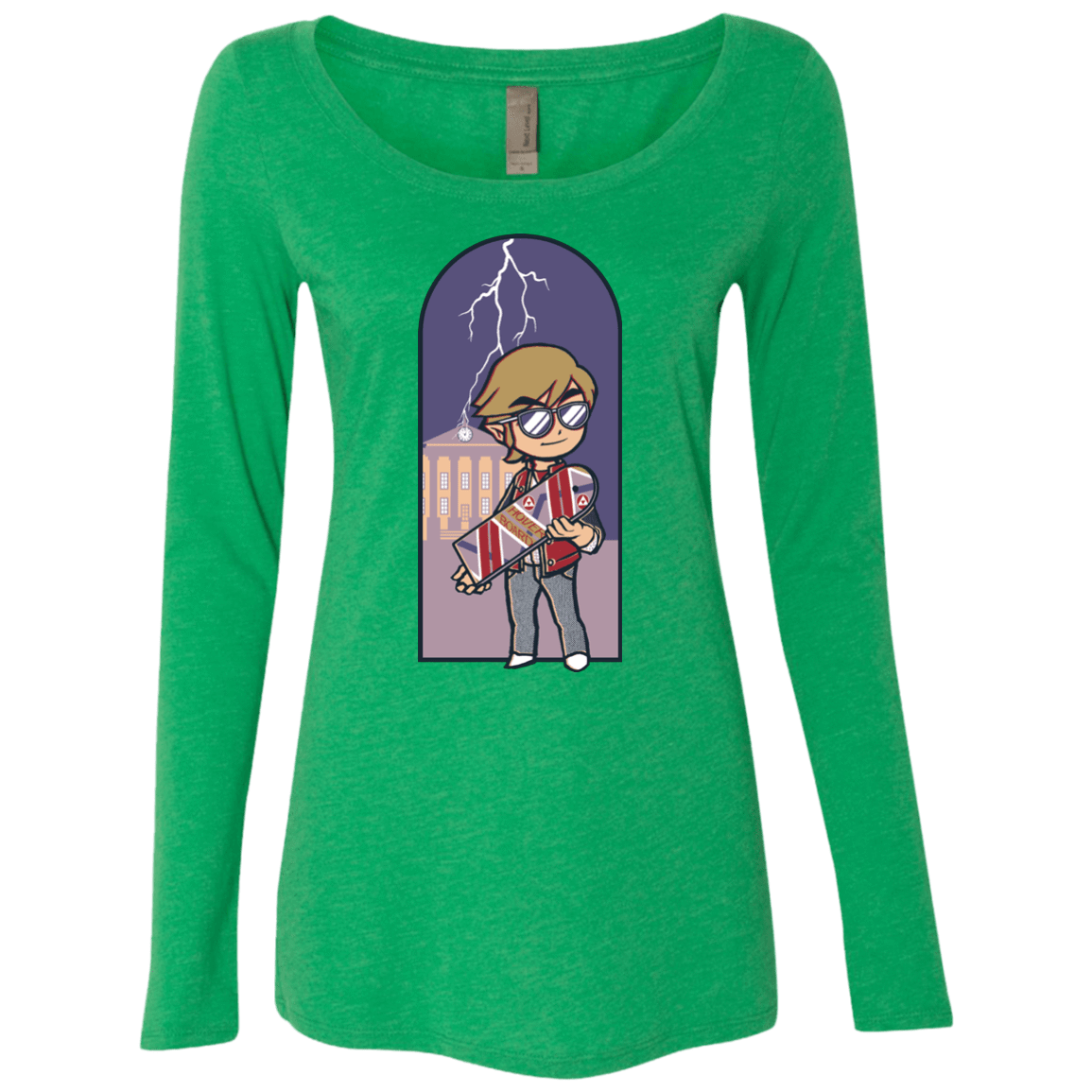T-Shirts Envy / Small A Link to The Future Women's Triblend Long Sleeve Shirt