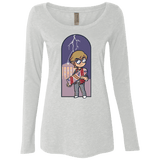 T-Shirts Heather White / Small A Link to The Future Women's Triblend Long Sleeve Shirt