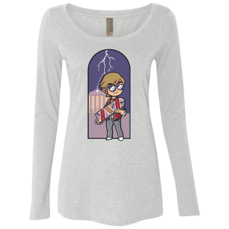 T-Shirts Heather White / Small A Link to The Future Women's Triblend Long Sleeve Shirt