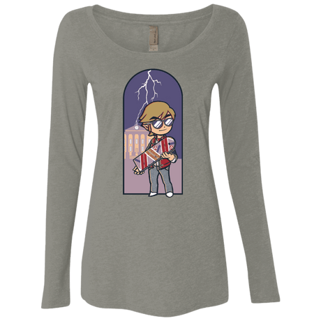 T-Shirts Venetian Grey / Small A Link to The Future Women's Triblend Long Sleeve Shirt