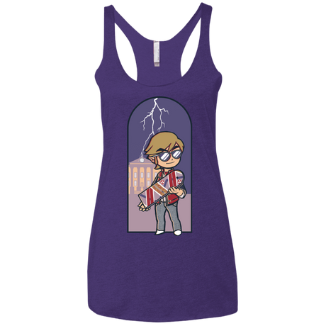T-Shirts Purple / X-Small A Link to The Future Women's Triblend Racerback Tank