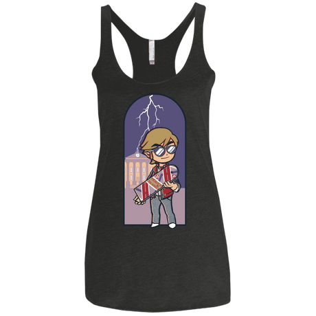 T-Shirts Vintage Black / X-Small A Link to The Future Women's Triblend Racerback Tank