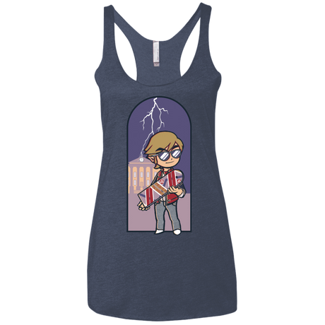 T-Shirts Vintage Navy / X-Small A Link to The Future Women's Triblend Racerback Tank