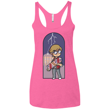 T-Shirts Vintage Pink / X-Small A Link to The Future Women's Triblend Racerback Tank