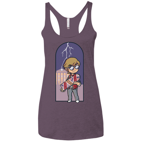 T-Shirts Vintage Purple / X-Small A Link to The Future Women's Triblend Racerback Tank