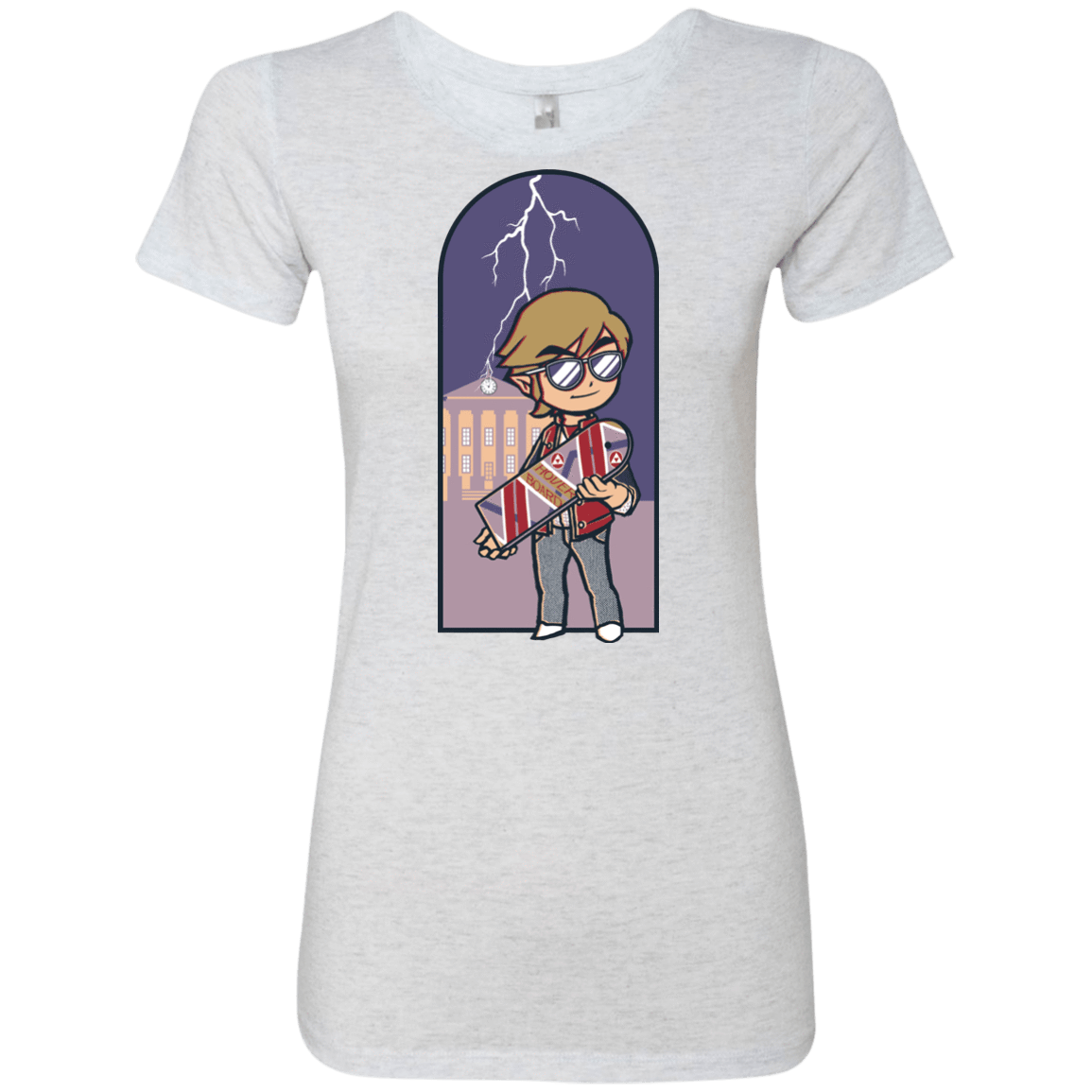 T-Shirts Heather White / Small A Link to The Future Women's Triblend T-Shirt