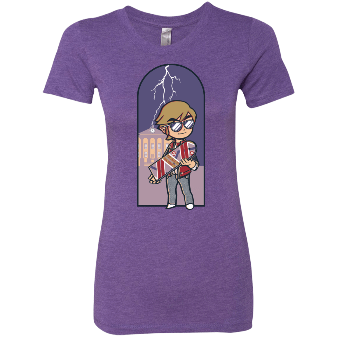 T-Shirts Purple Rush / Small A Link to The Future Women's Triblend T-Shirt