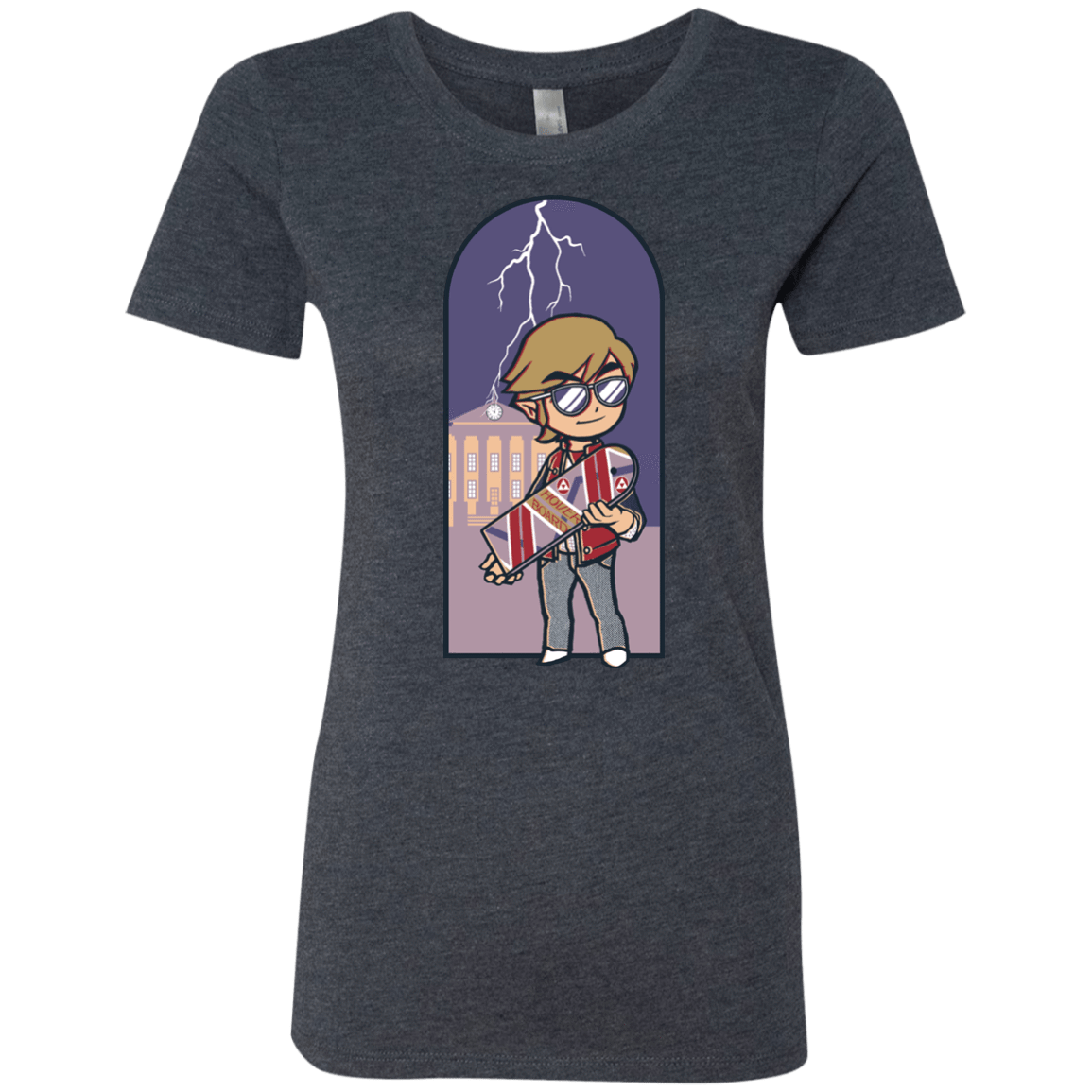 T-Shirts Vintage Navy / Small A Link to The Future Women's Triblend T-Shirt