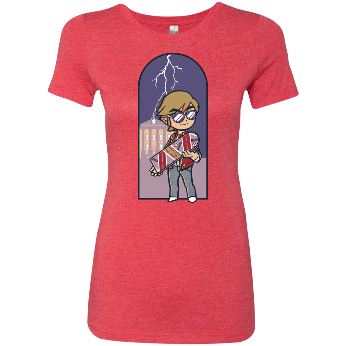 T-Shirts Vintage Red / Small A Link to The Future Women's Triblend T-Shirt