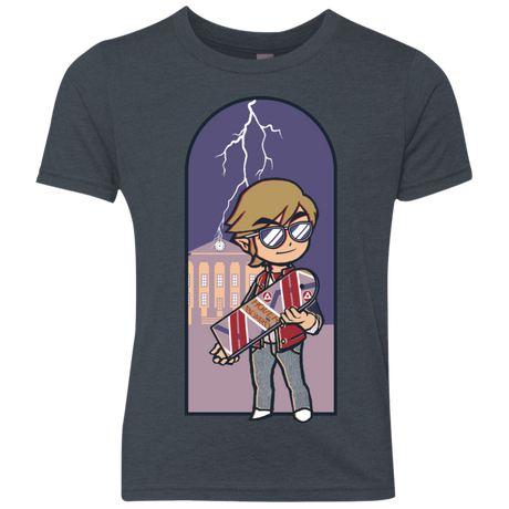 T-Shirts Vintage Navy / YXS A Link to The Future Youth Triblend T-Shirt