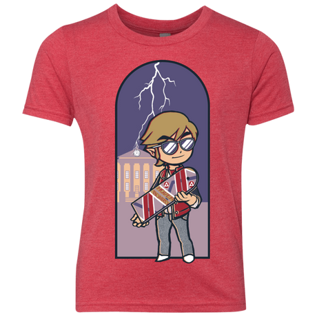 T-Shirts Vintage Red / YXS A Link to The Future Youth Triblend T-Shirt