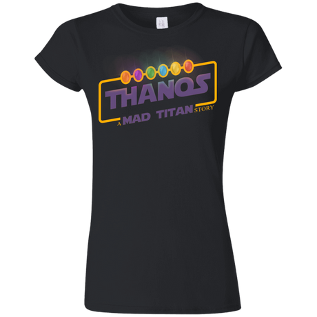 T-Shirts Black / S A Mad Titan Story Junior Slimmer-Fit T-Shirt