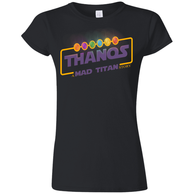 T-Shirts Black / S A Mad Titan Story Junior Slimmer-Fit T-Shirt