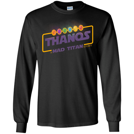 T-Shirts Black / S A Mad Titan Story Men's Long Sleeve T-Shirt