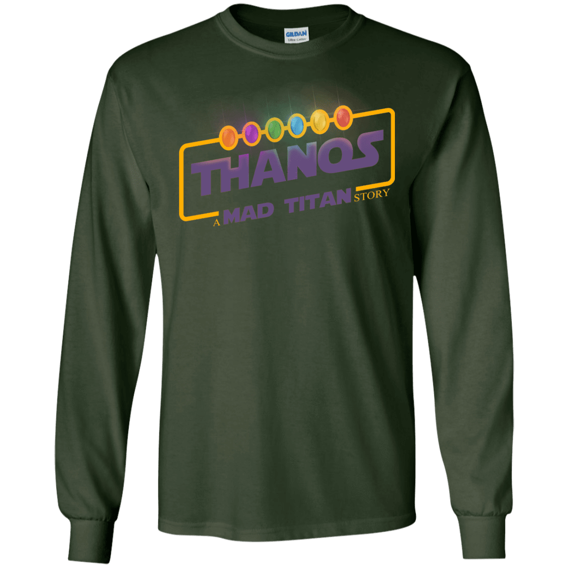 T-Shirts Forest Green / S A Mad Titan Story Men's Long Sleeve T-Shirt