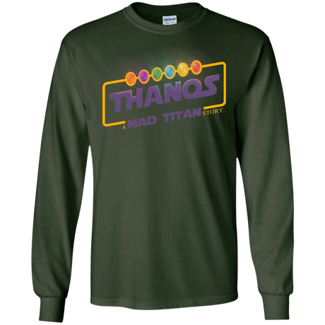 T-Shirts Forest Green / S A Mad Titan Story Men's Long Sleeve T-Shirt