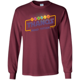 T-Shirts Maroon / S A Mad Titan Story Men's Long Sleeve T-Shirt