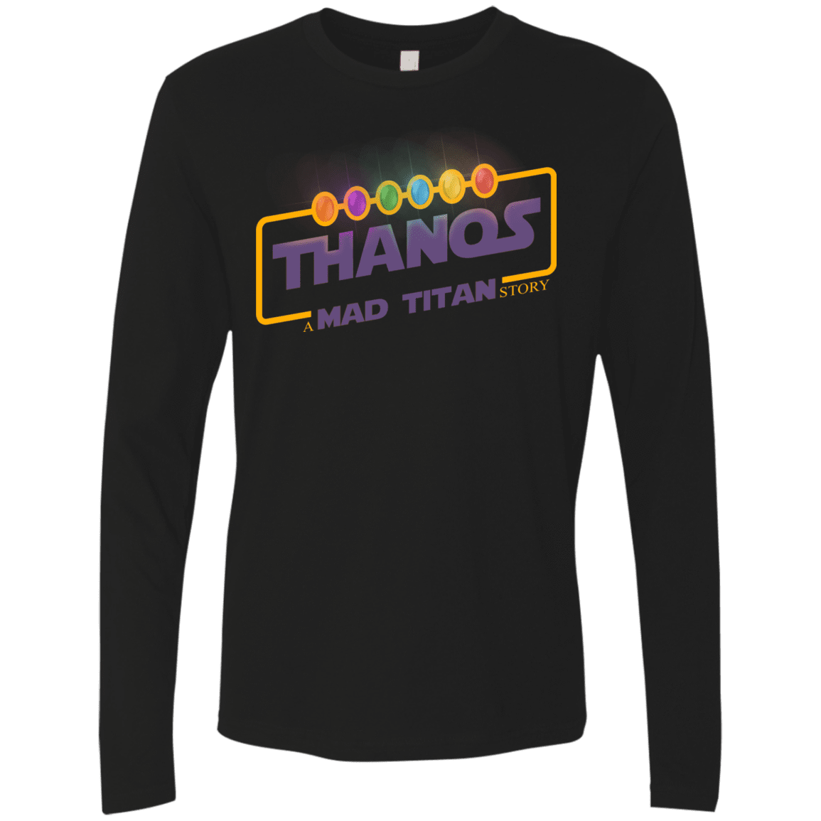 T-Shirts Black / S A Mad Titan Story Men's Premium Long Sleeve