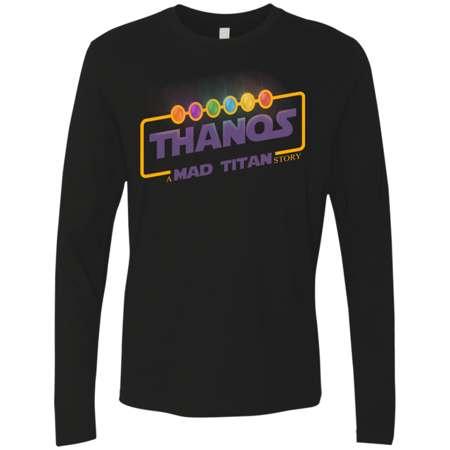 T-Shirts Black / S A Mad Titan Story Men's Premium Long Sleeve