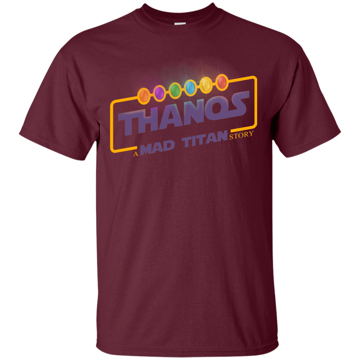 T-Shirts Maroon / S A Mad Titan Story T-Shirt