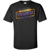T-Shirts Black / XLT A Mad Titan Story Tall T-Shirt