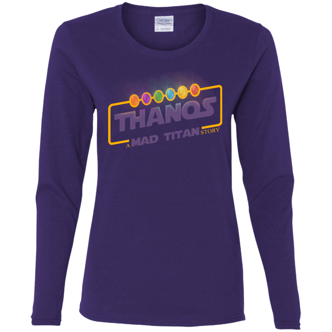 T-Shirts Purple / S A Mad Titan Story Women's Long Sleeve T-Shirt