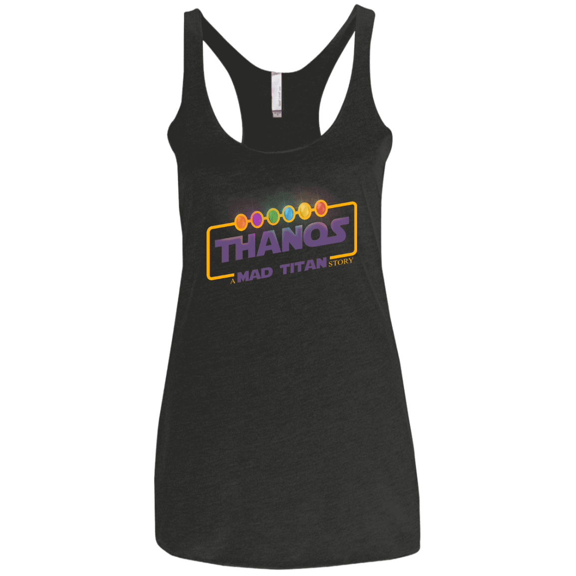 T-Shirts Vintage Black / X-Small A Mad Titan Story Women's Triblend Racerback Tank