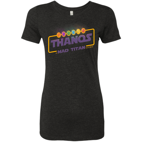 T-Shirts Vintage Black / S A Mad Titan Story Women's Triblend T-Shirt