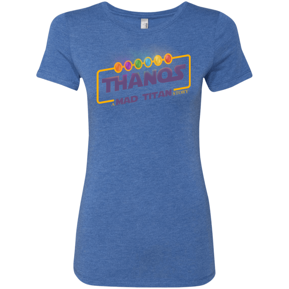 T-Shirts Vintage Royal / S A Mad Titan Story Women's Triblend T-Shirt