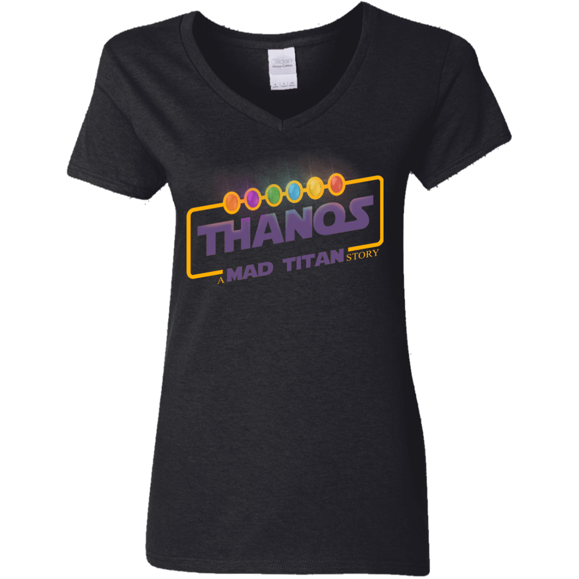 T-Shirts Black / S A Mad Titan Story Women's V-Neck T-Shirt