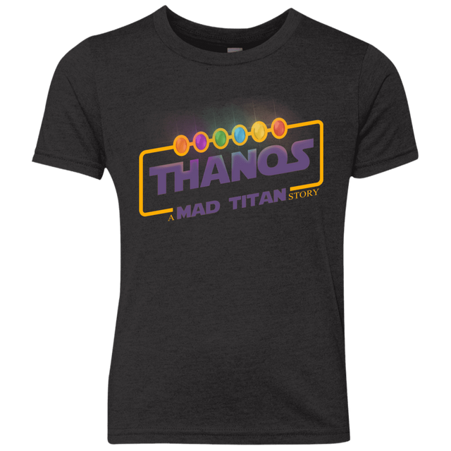 T-Shirts Vintage Black / YXS A Mad Titan Story Youth Triblend T-Shirt