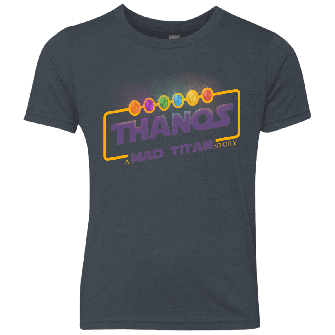 T-Shirts Vintage Navy / YXS A Mad Titan Story Youth Triblend T-Shirt