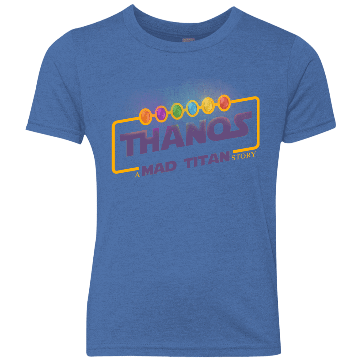 T-Shirts Vintage Royal / YXS A Mad Titan Story Youth Triblend T-Shirt