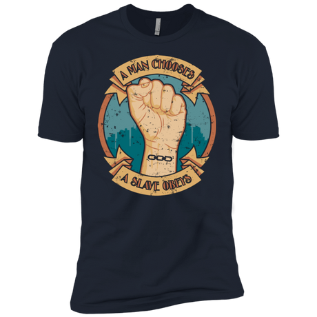 T-Shirts Midnight Navy / YXS A Man Chooses A Slave Obeys Boys Premium T-Shirt