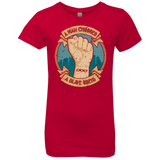 T-Shirts Red / YXS A Man Chooses A Slave Obeys Girls Premium T-Shirt