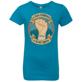 T-Shirts Turquoise / YXS A Man Chooses A Slave Obeys Girls Premium T-Shirt